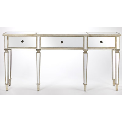 Elis Mirrored Console Table