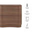 Table de chevet 2 tiroirs Mirae-116933164