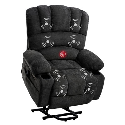 37cm Wide Chenille Standard Recliner