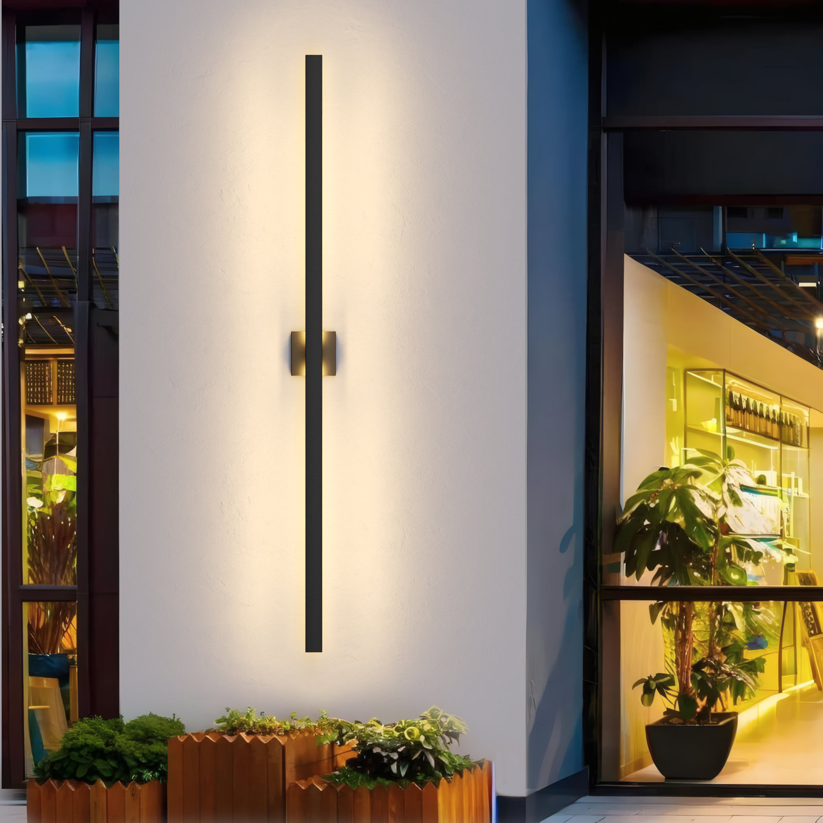 Latitude Run® Outdoor Sconce, 63" Height