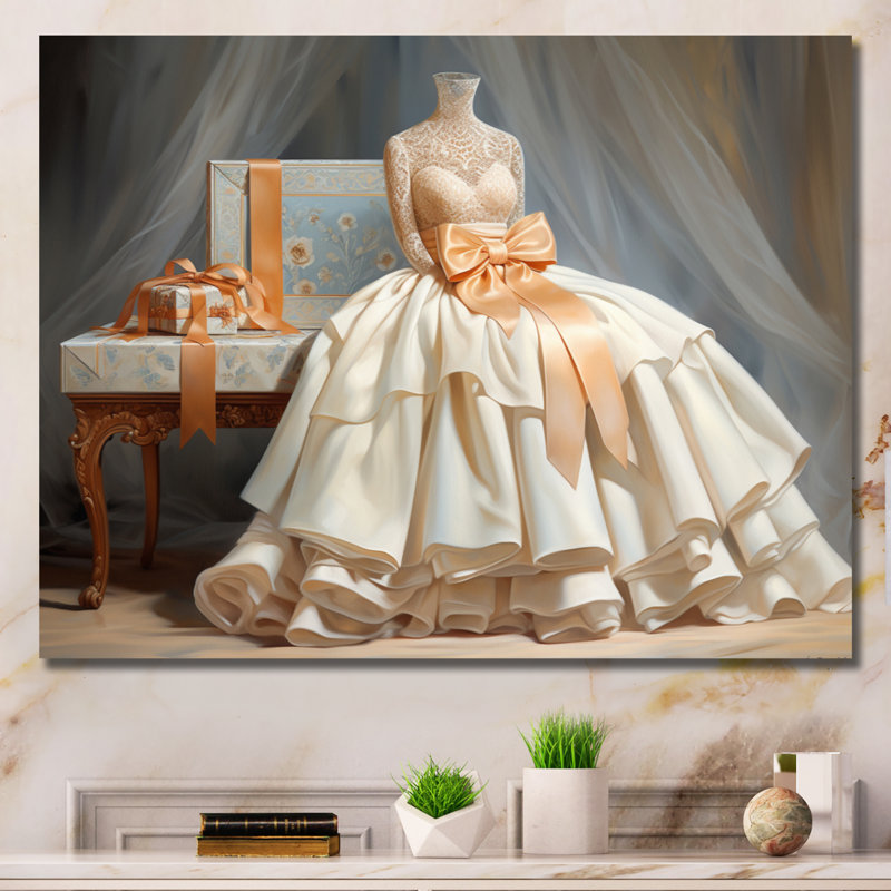 Lv Classic Couture II, reproduction d'art sur toile, H 16 po x l 32 po x P 1 po, Toile tendue