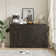 Gracie Oaks Adra 55.1'' Sideboard with 3 Drawers, Adjustable Shelves ...