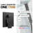 LAVA ODORO Modern Square Shower System With Rainfall Shower Head And Handheld Spray, Pressure Balance Valve, All-Metal Construction, Diverter Trim Kit For Consistent Temperature Control