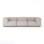 Necci Outdoor 3 PC Sectional-Faye Sand-67080905
