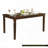 Espresso Finish Transitional Dining Table – Oak Veneer