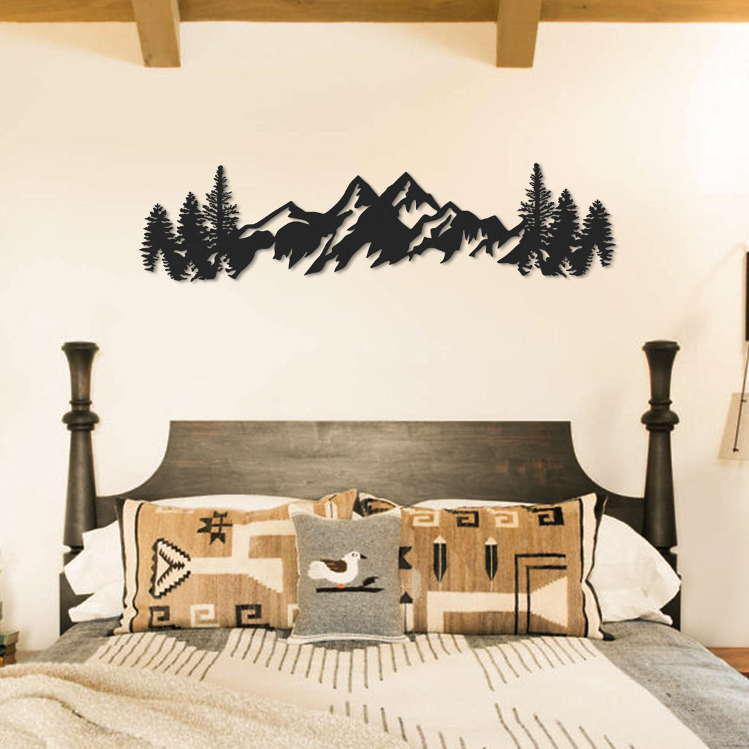 Mountains Metal Wall Decor - Mountain Wall Art ARTEPERA