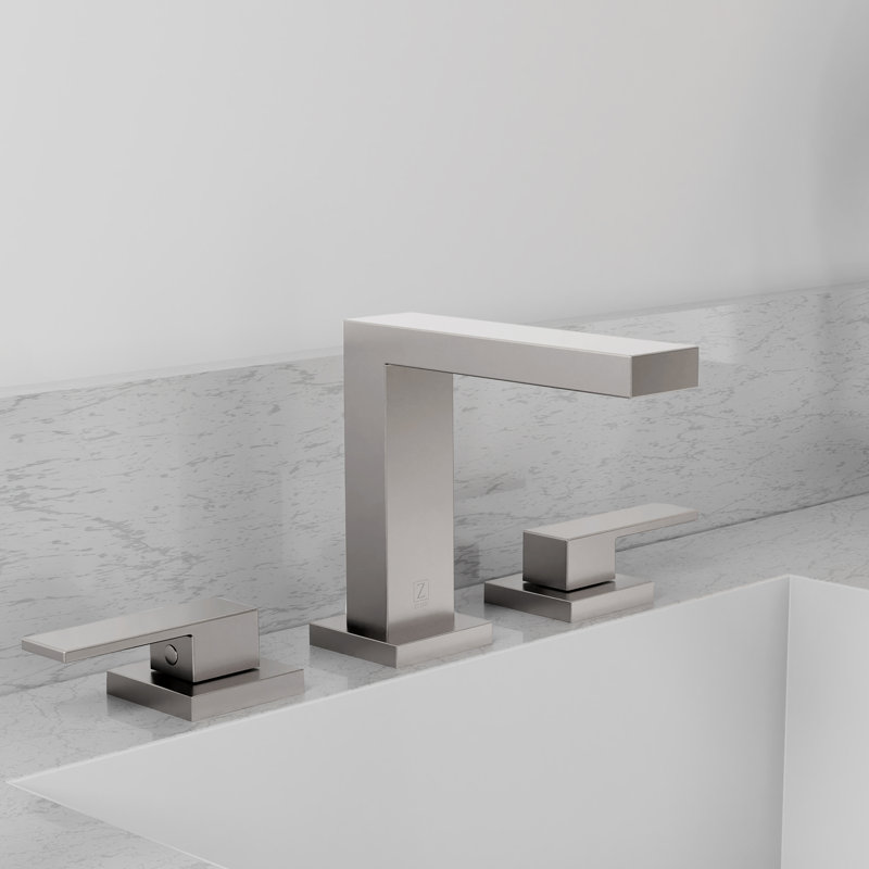 ZLINE Rubicon Modern Widespread Bath Faucet in Brushed Nickel