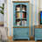 Bule Solid + Manufactured Wood Display Cases