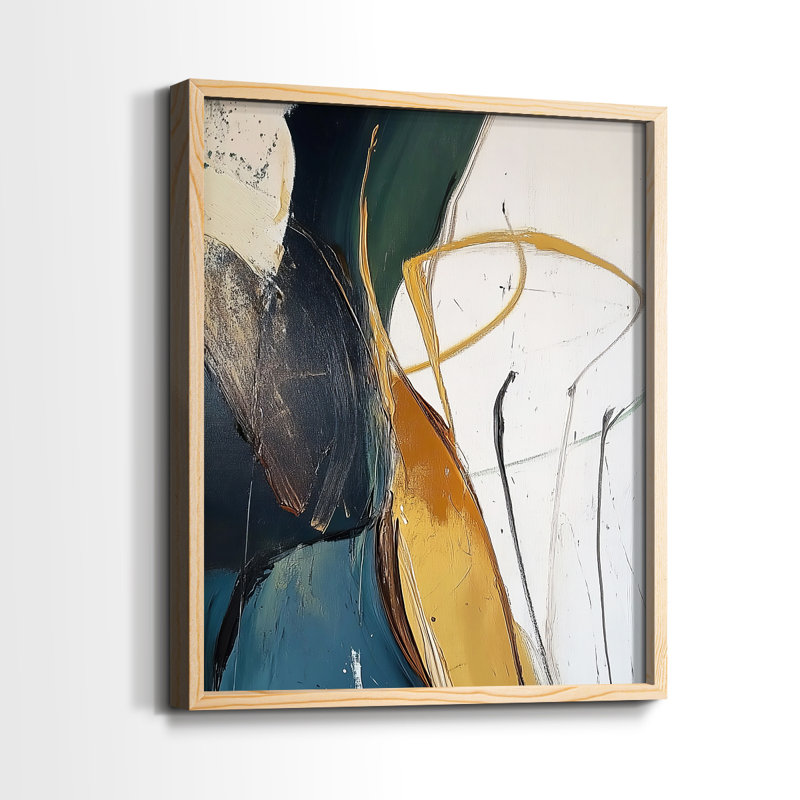 "ABSTRACT Series DCIX" par J Paul, Noir, noir, noir, noir, H 15 po x l 12 po