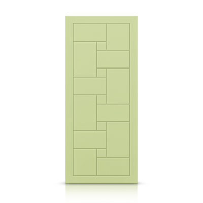 Porte standard à panneaux en bois manufacturé