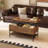 Lift Top Coffee Table 39.4 Inch Rectangle