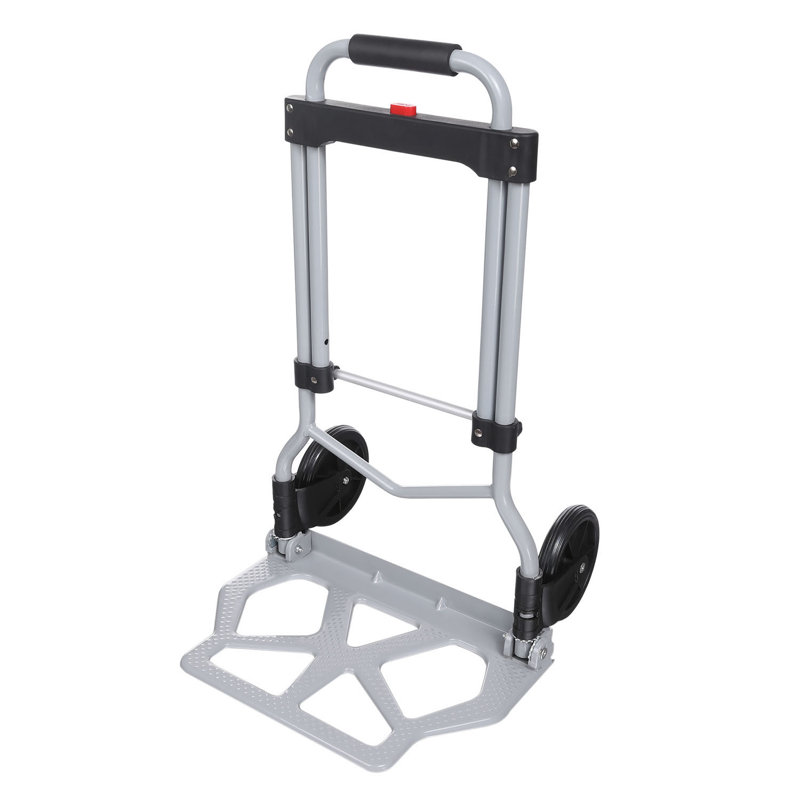 Akshay 99.06cm H x 27.68cm W x 41.65cm D Portable Foldable Hand Truck Trolley