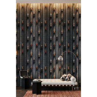 Formula Race Cars Wallpaper Overhead View Modern Motorsport Removable Wall Decor