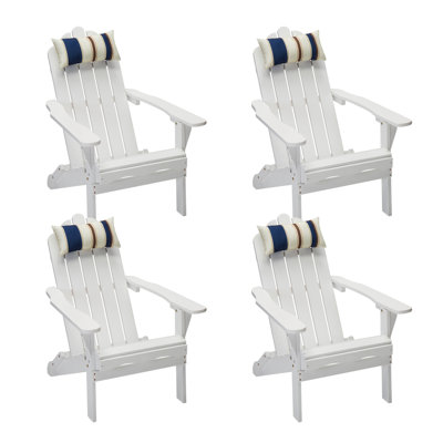 Lankin Cedar Foldable Outdoor Adirondack Chair