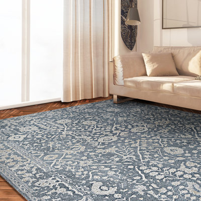 Tapis performance huître bleu ardoise Ouzts