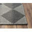 Tapis gris en laine touffeté à la main Snider-899453864