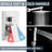 Shower Faucet Set Chrome 16 inch Rain Shower Head Combo System with Valve