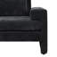Fauteuil d'appoint en chenille de 40,9 po avec accoudoirs larges, coussin épais, dossier ergonomique pour le salon, la chambre à coucher ou le bureau