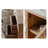 Brown+White Solid + Manufactured Wood Sideboard