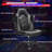 Computer Gaming Desk Chair - Ergonomic PU Leather With Comfy Lumbar Support, Height Adjustable Rolling Desk With Flip-Up Armrests, For Home And Office