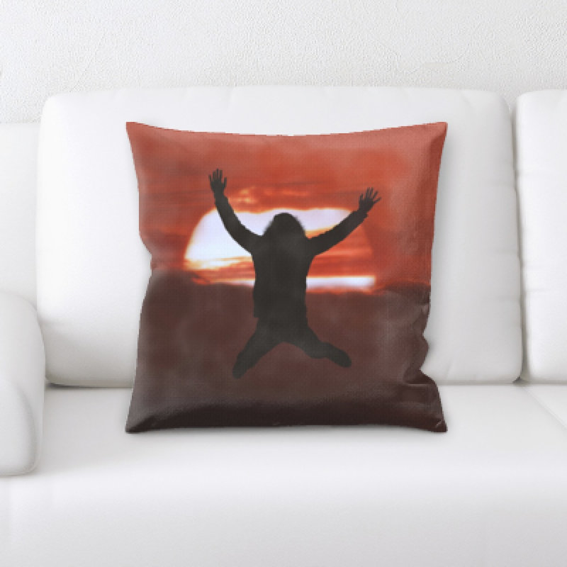 Microsuede Throw Pillow