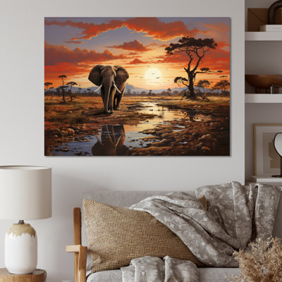 Faune d'Afrique, animaux d'Afrique sur toile