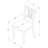 9 Piece Dining Room Table Set Includes a Rectangle Kitchen Table with Butterfly Leaf and 8 Linen Fabric Upholstered Dining Chairs, Saddle Brown-49678165-131979034-131979035