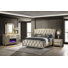 Aikens 4-Piece Queen Bedroom Set Ivory And Camel With Flame Box Dresser