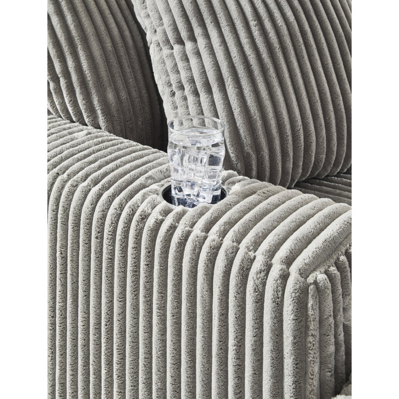 Méridienne Lindyn Ivory, Brun