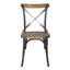 Chaise en métal avec siège en bois 74541-1958881876