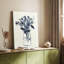 Vase indigo floral II - galerie Cavas sur mesure-744827154