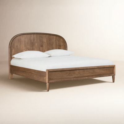 August Solid Wood Bed
