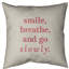 Go Slowly Indoor/Outdoor Throw Pillow-44609948-44609949