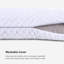 Oreiller Bedgear Balance Performance - Taille 0,0 - Oreiller de soutien ferme pour dormeurs neutres / chauds-98797027