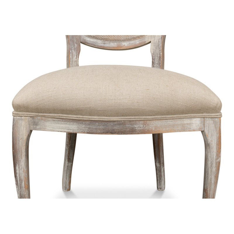 Banner Upholstered Dining Chair, Light Gray, Gray