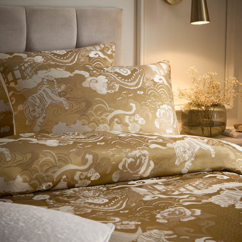 Baransu Cotton Blend No Pattern Duvet Cover Set with Pillowcases, King Duvet Cover + 2 King Pillowcases