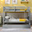 Twin Over Twin Bunk Bed With Trundle, Convertible Into Twin Size Beds-107092025
