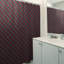 Rideau de douche simple à rayures katelyn elizabeth geometric dégradé