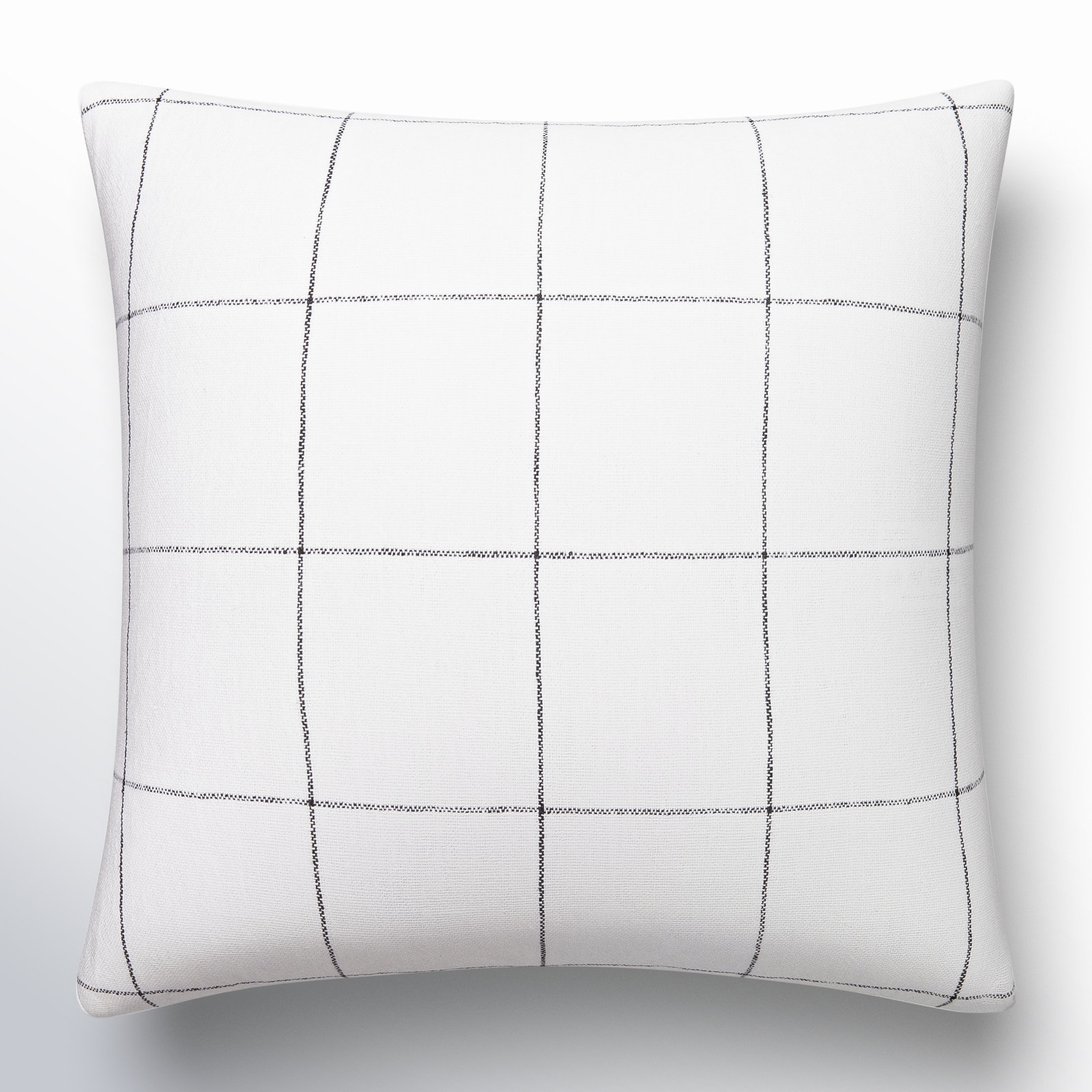 Alcona Linen Pillow Cover, 18" x 18", Polyester/Polyfill