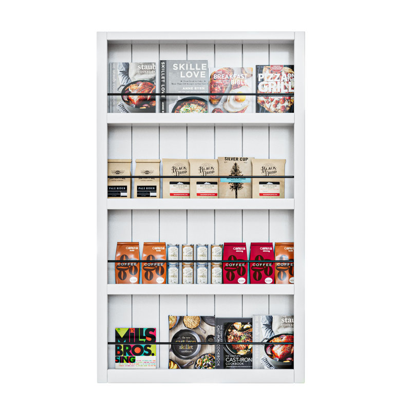 Ghost Door Secret Hidden Door Bookshelf Style With Hidden Magic Sliding Track Hardware Kit, 48" x 84"