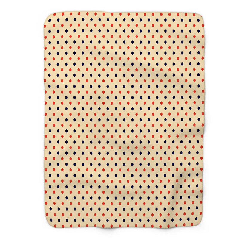 Retro Spectrum - Couverture Sherpa de qualité supérieure 1 pièce, Grand lit