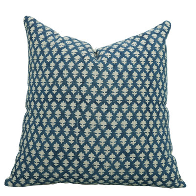 Floral Linen Outdoor Pillow Cover