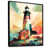 Black Floater Framed