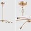 Lustre linéaire moderne à 6 lumières Crevan