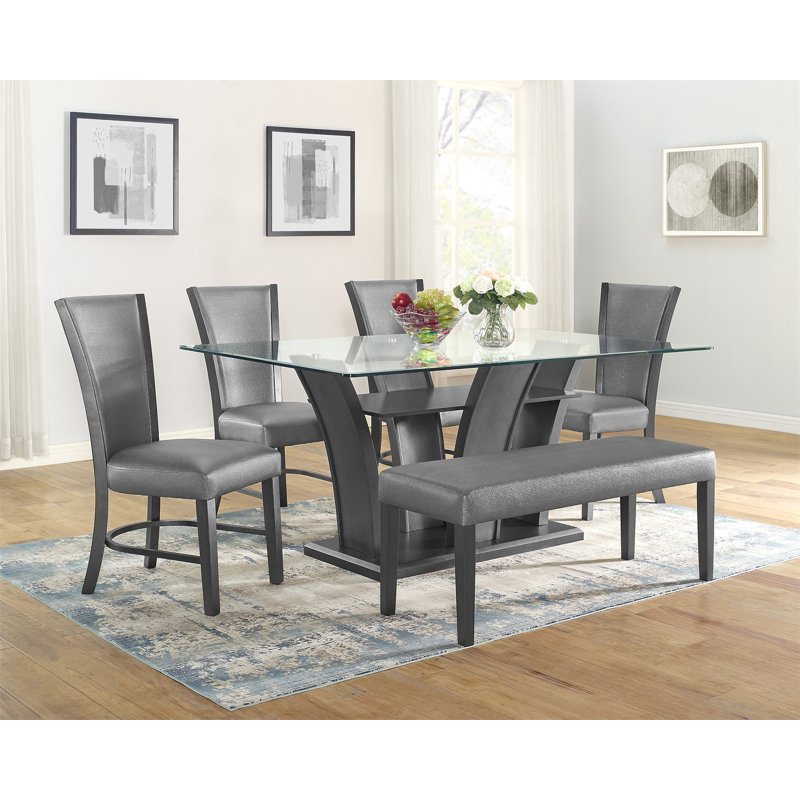 Chaises de salle à manger, chaises de salle à manger, chaises d'appoint et chaises de cuisine Cayslee, Grey