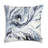 Lapis Abstract Velvet Throw Pillow