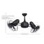 39" Dagny Dual Rotational 3 Blade Ceiling Fan with Remote-1775300846