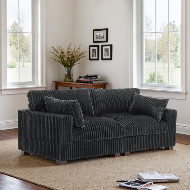 Upholstered Arms Sofa