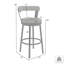 Tabouret tournant 30 "