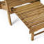  Chaise Adirondack pliante en bois d'acacia Clariandra avec dossier à lattes-1093021864